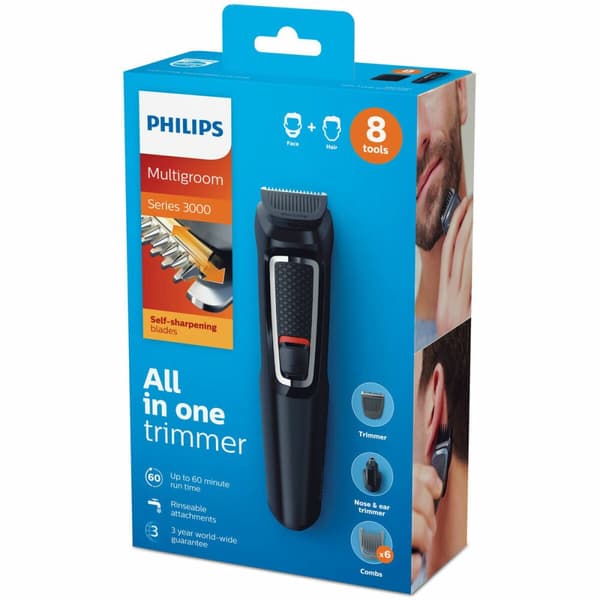 Hiustenleikkuri Philips All in one trimmer Monitoiminen