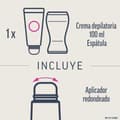 Miniatyrbillede 4 af 5: Creme Depilatório Corporal Veet Expert Armhuler 100 ml
