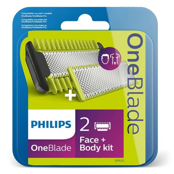 Philips Norelco OneBlade OneBlade QP620/50 Kit för ansikte + kropp