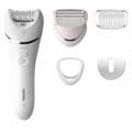 Miniatyrbild 1 av 2: Elektrisk Epilator Philips BRE710/00 Vit 15 V Huvuden x 4