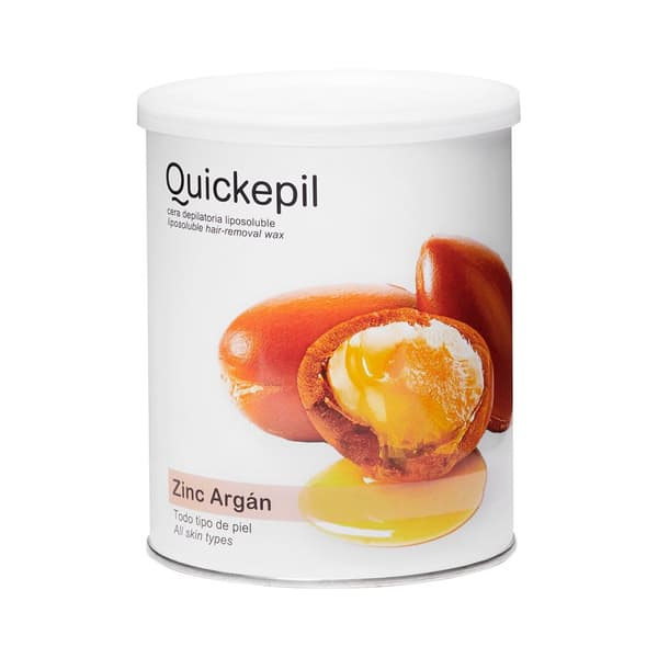Quickepil hårfjerningsvoks, zink-argan dåse, 800 ml