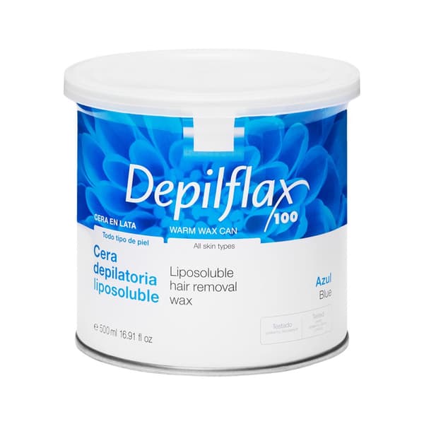 DEPILFLAX AFHJÆRINGSVOKS DÅSE 500ML AZULEN
