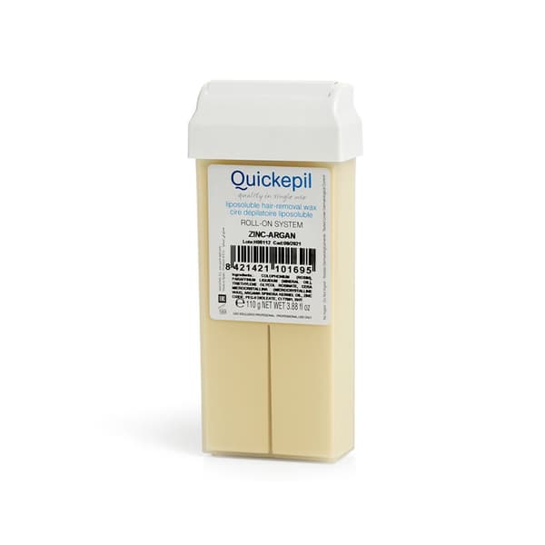 Quickepil hårfjerningsvoksrulle zink-argan 110 g