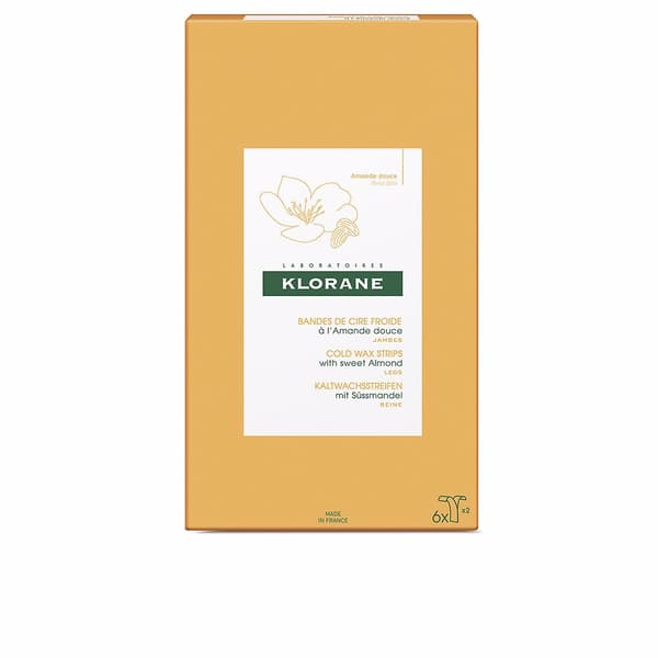 KLORANE A LA ALMOND DULCE wax strips 6 units