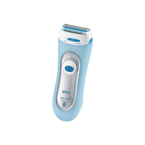 Braun Silk&Soft 5500 BodyShave Rechargeable - rakapparat, dam - silver / genomskinlig turkos