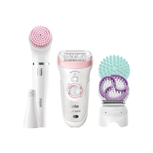 Braun Silk-épil Beauty Set 9 9/985 BS - epilator - white/soft pink