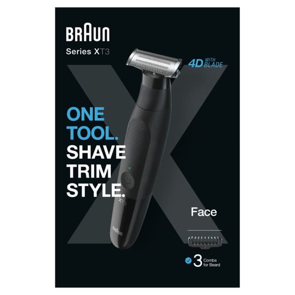 Hårtrimmer/Shaver Braun XT3100