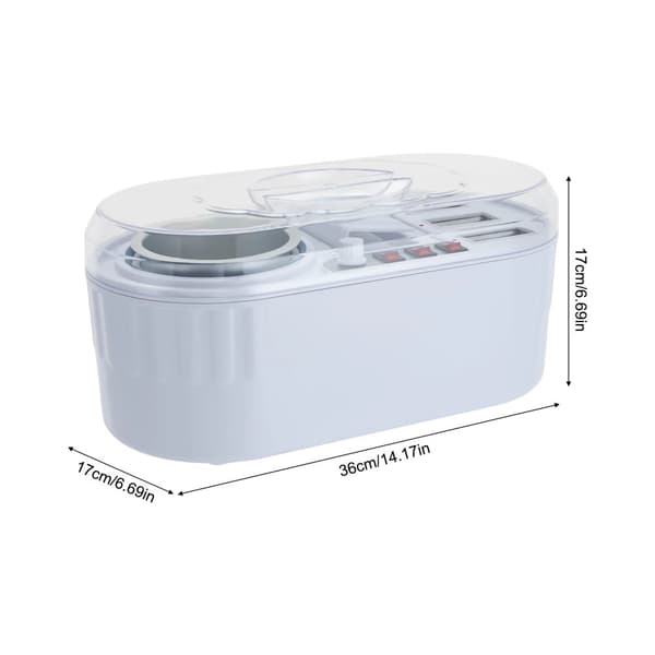 Elektrisk Voksvarmer, Justerbar Temperatur 45-105°C, 800ml Kapacitet, Kompakt Design,HVID