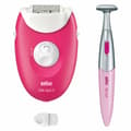 Miniatyrbild 9 av 11: Elektrisk Epilator Braun SE3-202 Fuchsia