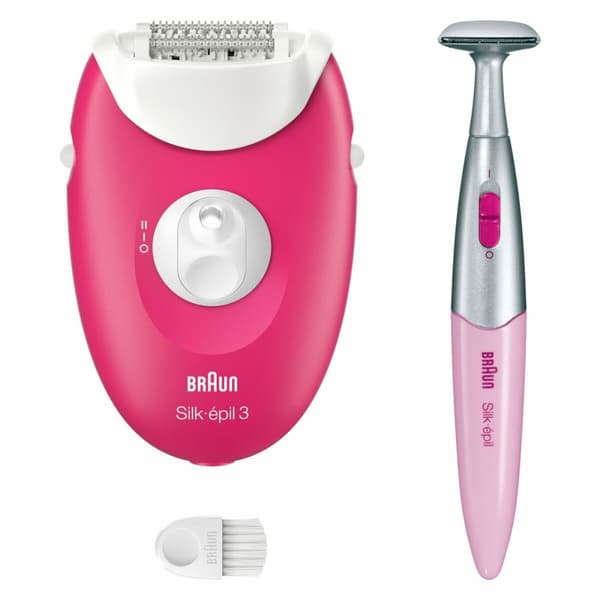 Elektrisk Epilator Braun SE3-202 Fuchsia