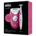 Miniatyrbild 10 av 11: Elektrisk Epilator Braun SE3-202 Fuchsia
