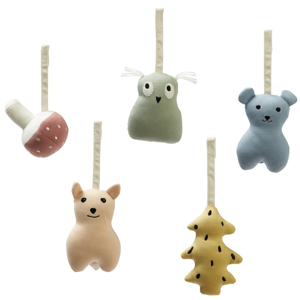 Kid's Concept Babygymsfigurer skog 5st EDVIN
