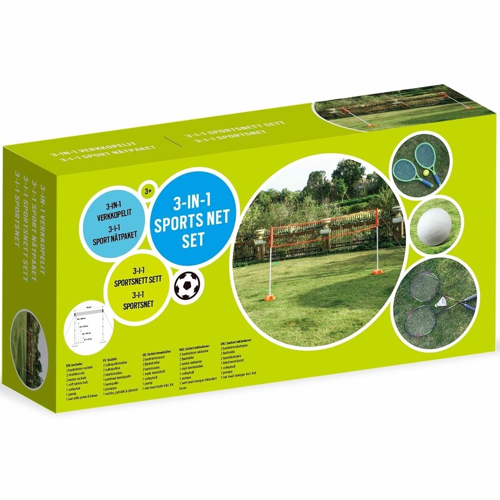 3-in-1 Sports Net Set