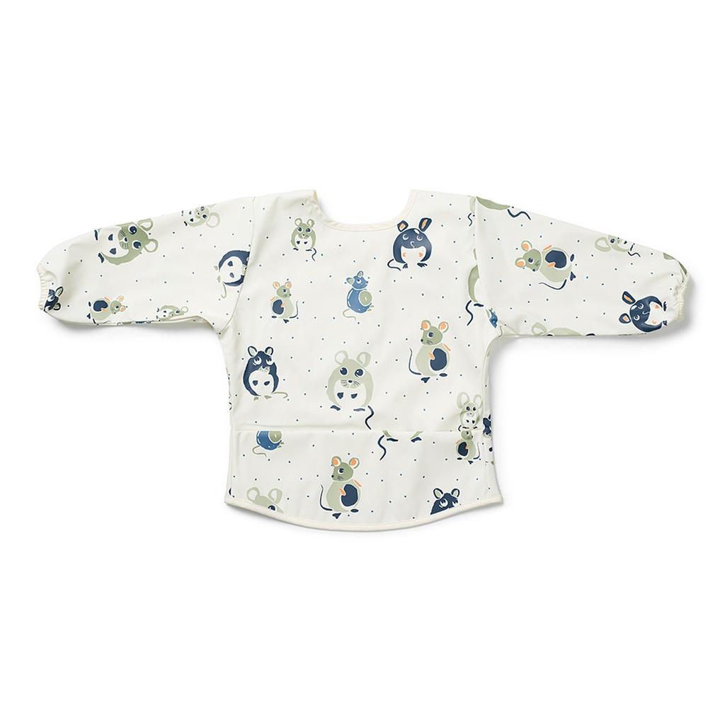 Elodie Details Long Sleeve Bib - Forest Mouse