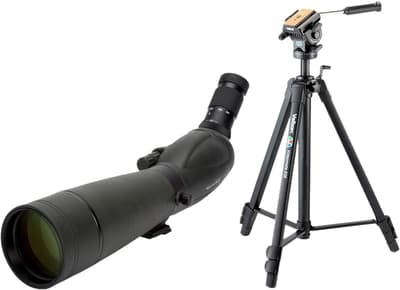 Celestron Trailseeker 20-60x80 Tubkikare med stativ Velbon Videomate 638