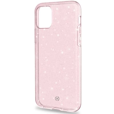 Celly Sparkling cover iPhone 11 Pink