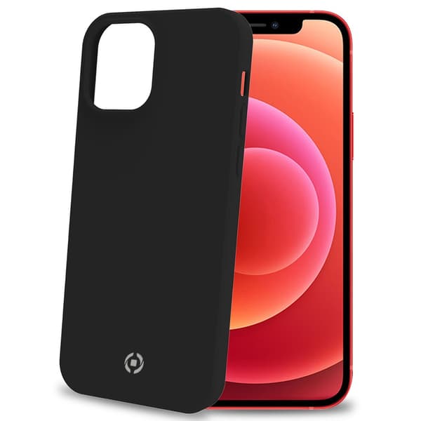 CELLY Cromo Soft rubber case iPhone 12 / 12 Pro Sv