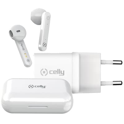 Celly Kit with Charger PD 20W + True Wireless headphones
