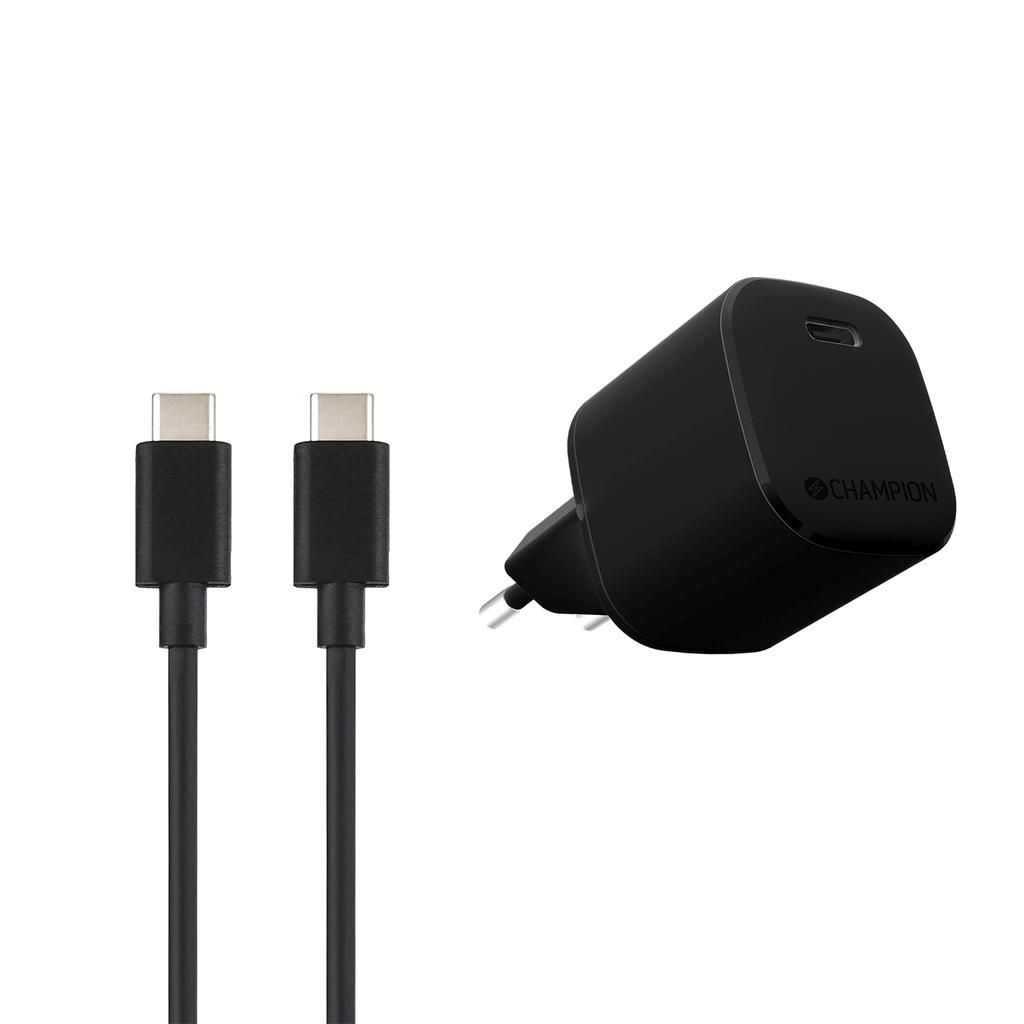 Champion Fast Charge 20W PD/USB-C - USB-C Kit