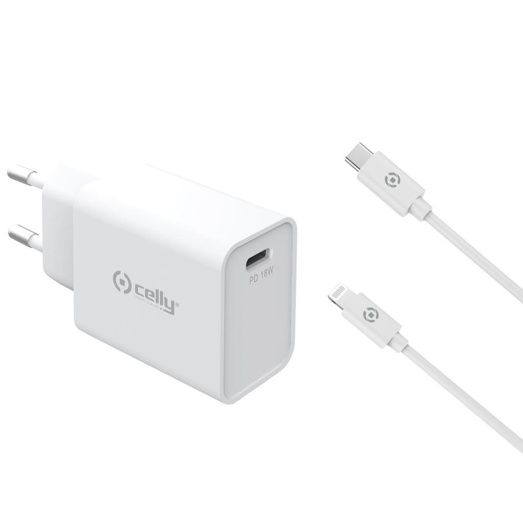 Celly USB-laddkit PD USB-C -> Lightning 18W