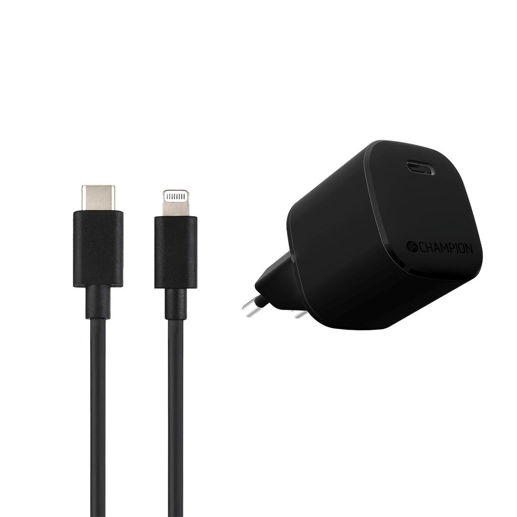 Champion Fast Charge 20W PD/USB-C - Lightning Kit
