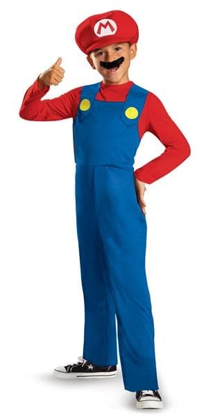 Super Mario Classic Costume L (Age 10-12)