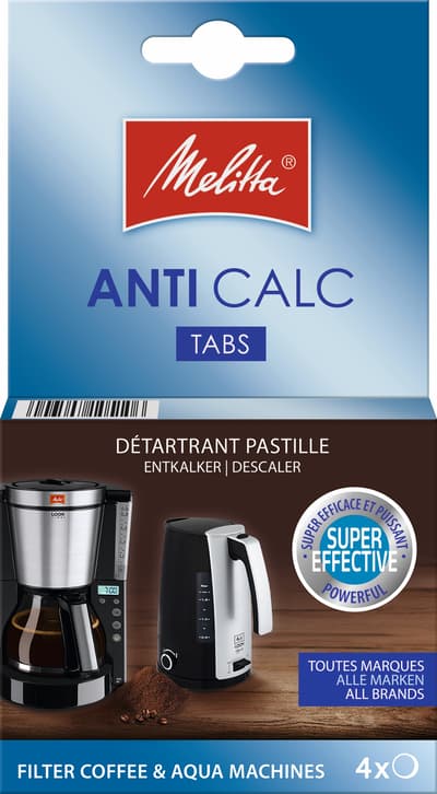Melitta Avkalkning Tablett 4x125g (OBS 12st DFP)