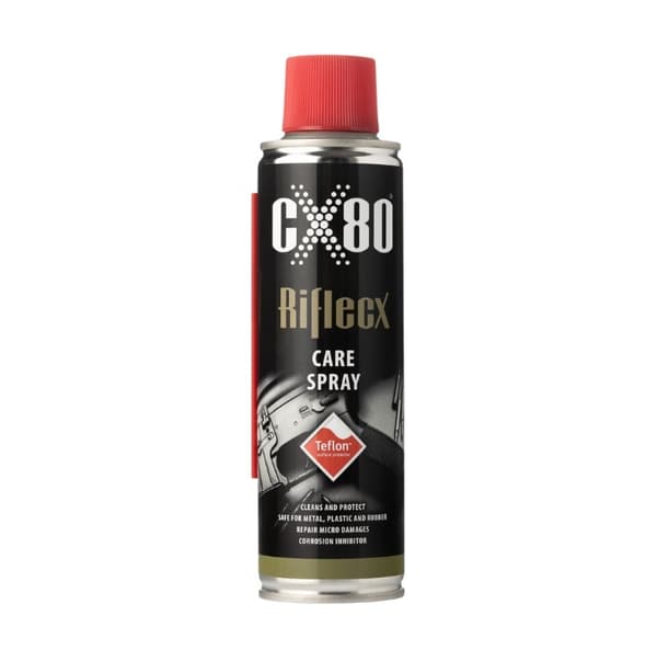 Riflecx Care Spray vedligeholdelses- og reparationsvæske med Teflon® 200 ml Riflecx Care Spray CX80