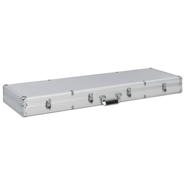 vidaXL Asekotelo hopea 118x38x12 cm alumiini -  Asesalkut