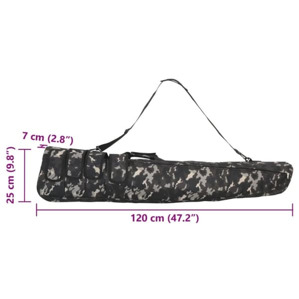 vidaXL Våpenbag med skulderstropp 120 cm oxfordstoff