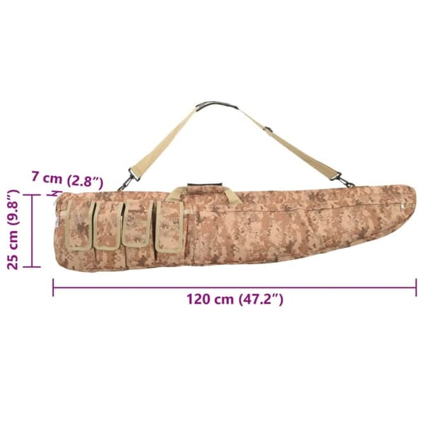 vidaXL Våpenbag med skulderstropp 120 cm oxfordstoff
