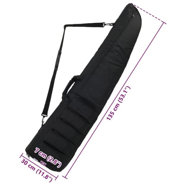 vidaXL Våpenbag med skulderstropp 135 cm oxfordstoff