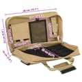 Miniatyrbillede 7 af 7: vidaXL pistoltaske 40x24x10 cm oxfordstof kakifarvet