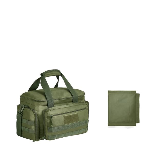 VEVOR Taktisk Våbenrange Taske, 4 Pistol Kapacitet, Justerbar Skulderrem,Sort 37x26x23CM Green 37x26x23CM