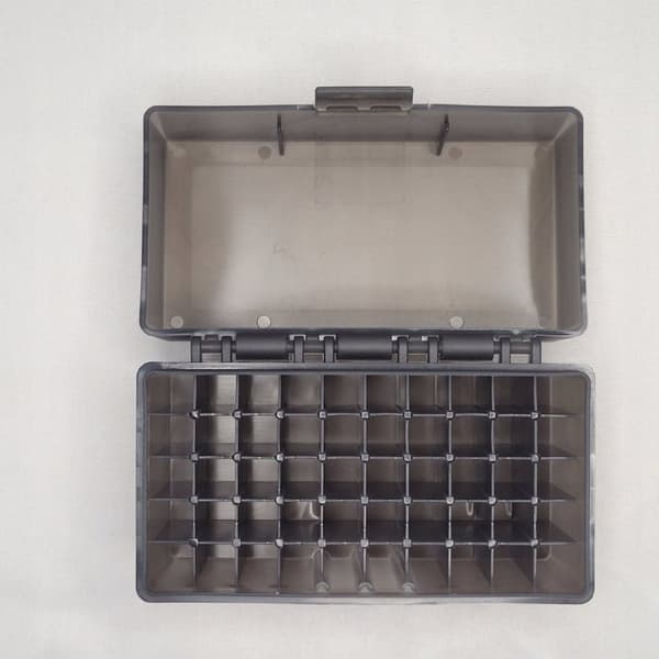AMMO-BOX 9mm SVART SÄKER PISTOL 50 platser