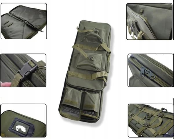 Dæksel ETUI TASK Rygsæk VÅBEN RIFL AMMUNITION Luftgevær CAMO 115cm