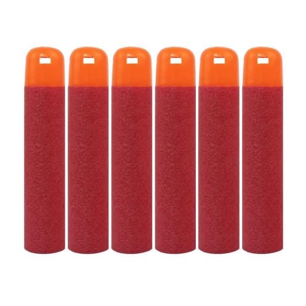 Stillcool® 60st Darts Refills Ball Dart RÖD Kompatibel för Nerf N-strike Mega Elite