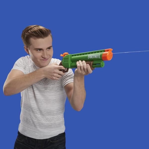 NERF SUPER SOAKER Fortnite Blaster Pump-SG vattenpistol för ungdomar, tonåringar och vuxna