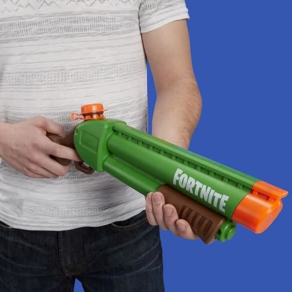 NERF SUPER SOAKER Fortnite Blaster Pump-SG vattenpistol för ungdomar, tonåringar och vuxna