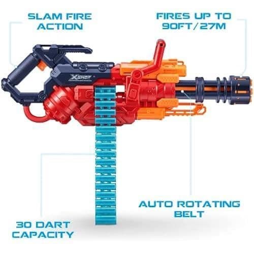 XSHOT- X-Shot Excel Crusher Skum Pistol (48 pilar) , 36428-2022