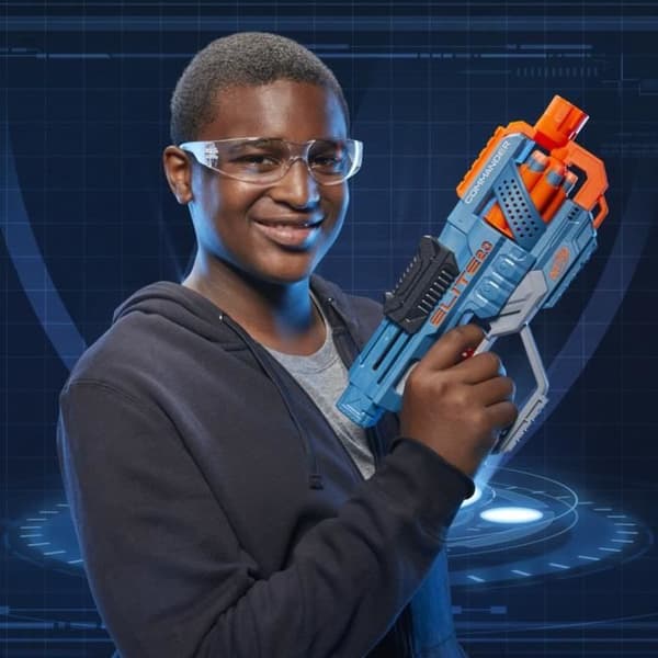 NERF Elite 2.0 Commander RC-6 - Dart Blaster - 6 pilar ingår