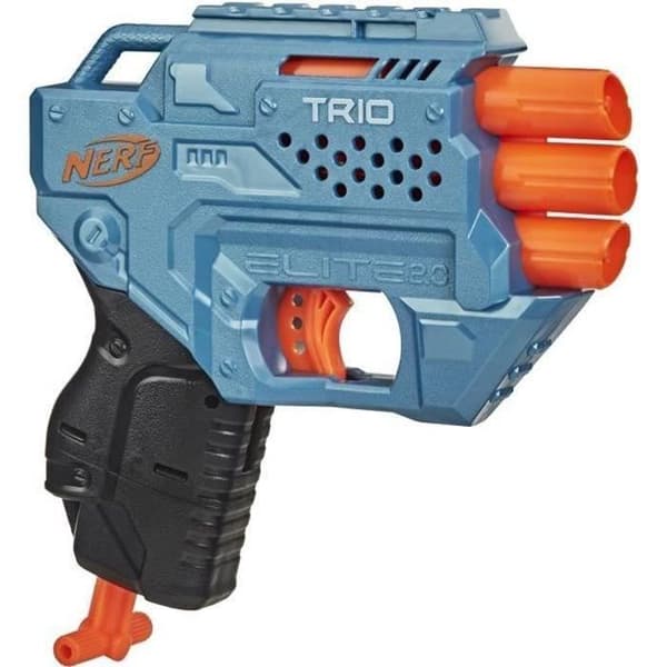 NERF - Elite 2.0 - Blaster Trio TD-3 - Anpassningsbar dartpistol med 6 pilar ingår