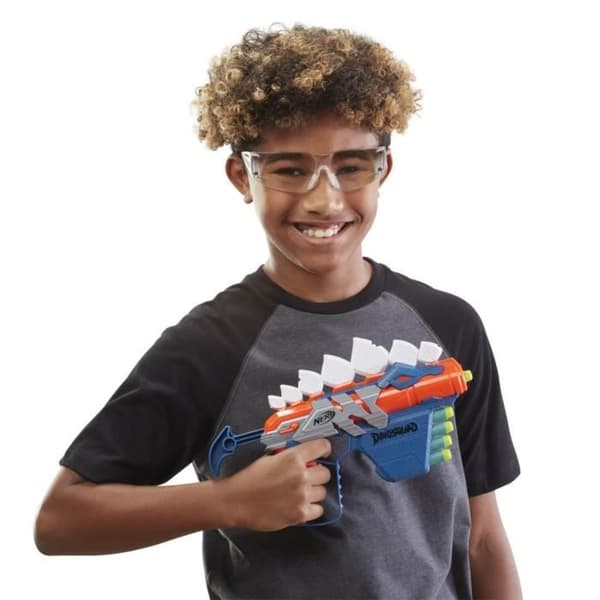 NERF DinoSquad Stegosmash Blaster - Stegosaurus Design - 5 Dart - Utomhus