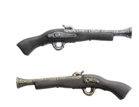 Pirat pistol silver Silver One-size