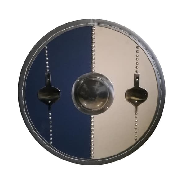 Rundt håndlaget skinn av tre, Scottish Targe-skjold SWE03