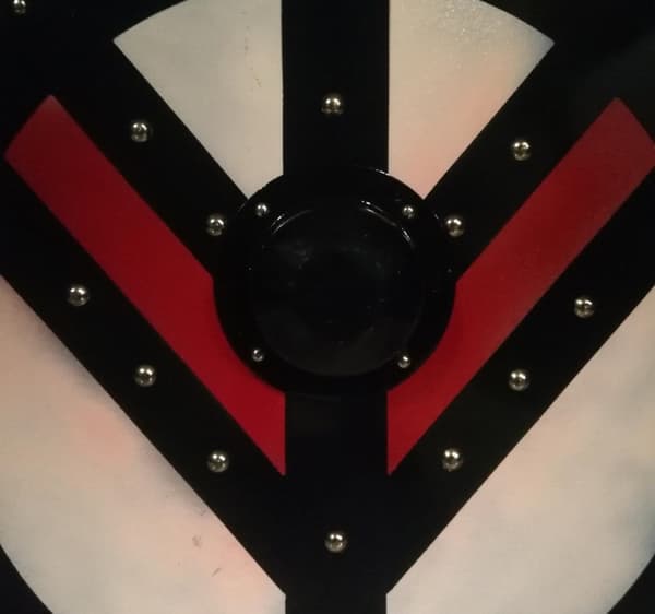 Norse Viking Lagertha Historical Templar Shield SWE43 av tre