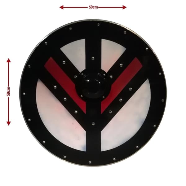 Norse Viking Lagertha Historical Templar Shield SWE43 av tre