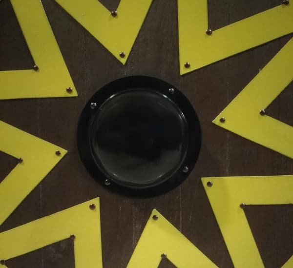 Træ / metal Norse Viking Historical Shield SWE52