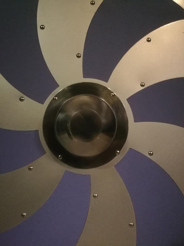Trä / metall Medeltida läderbas Viking Shield SWE58