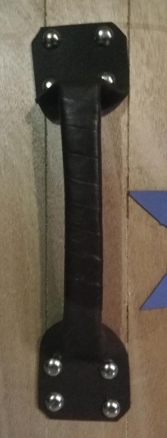 Trä / metall Medeltida läderbas Viking Shield SWE58